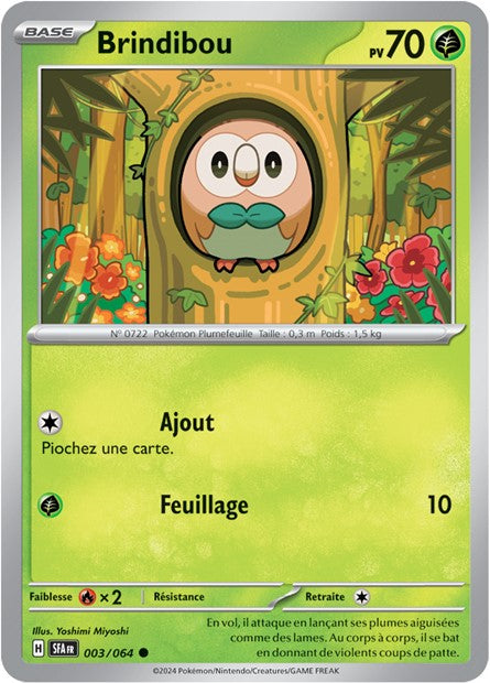 Carte Pokémon Brindibou 003/064 Fable Nébuleuse SFA EV6_5 Neuf FR LorenZone