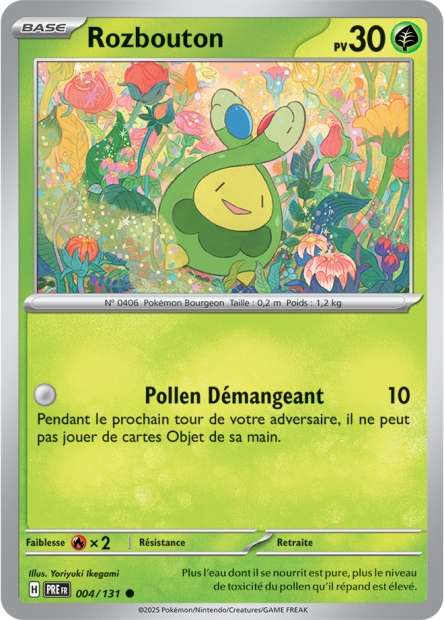 Carte Pokémon Rozbouton 004/131 Evolutions Prismatiques PRE EV8_5 Neuf FR LorenZone