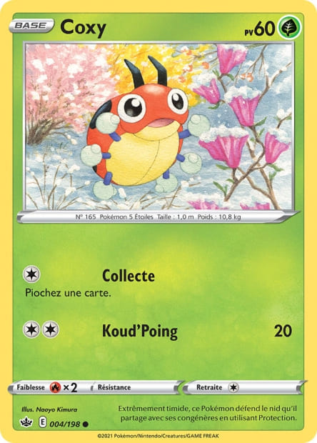 Carte Pokémon Coxy 004/198 CRE Règne de Glace EB06 Neuf FR LorenZone