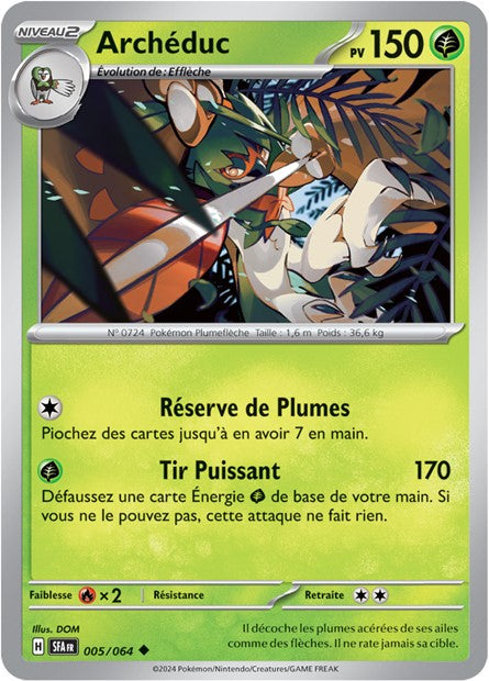 Carte Pokémon Archéduc 005/064 Fable Nébuleuse SFA EV6_5 Neuf FR LorenZone