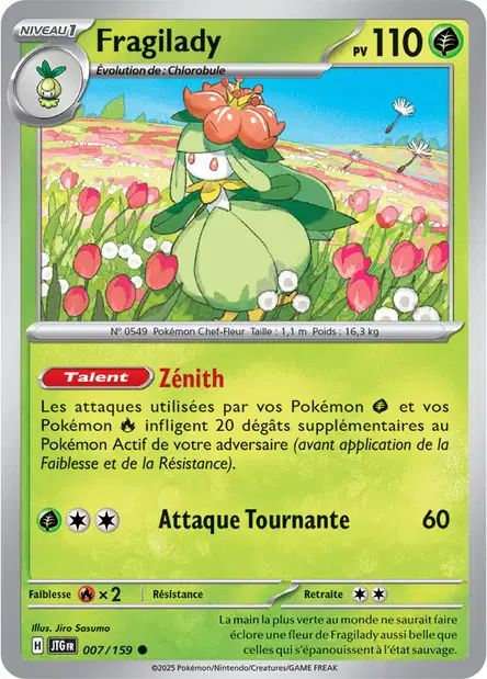 Carte Pokémon Fragilady 007/159 JTG Aventures Ensemble EV09 Neuf FR LorenZone