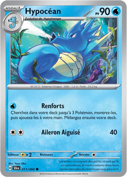 Carte Pokémon Hypocéan 011/064 Fable Nébuleuse SFA EV6_5 Neuf FR LorenZone