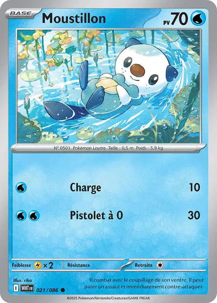 Carte Pokémon Moustillon 021/086 WHT Flamme Blanche EV10_5 Neuf FR LorenZone