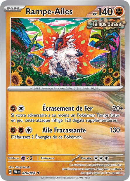 Carte Pokémon Rampe-Ailes 026/064 Fable Nébuleuse SFA EV6_5 Neuf FR LorenZone