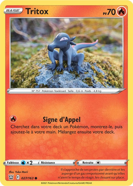 Carte Pokémon Tritox 027/163 SWSH5 Styles de Combat EB05 Neuf FR LorenZone