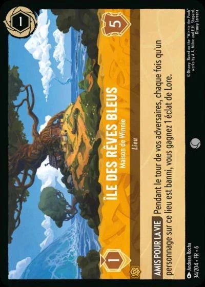 034/204 - Île des rêves bleus, Maison de Winnie - LorenZone - Pokémon