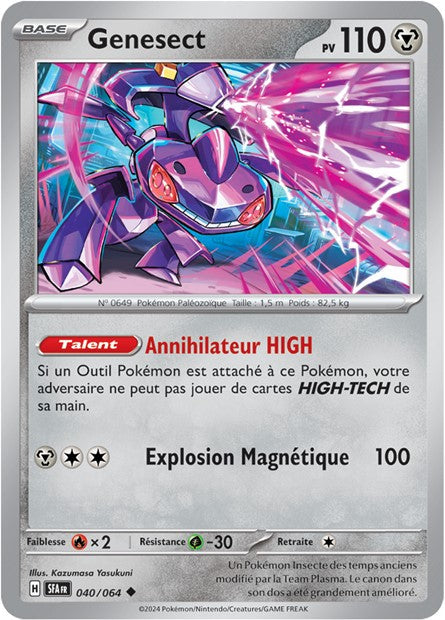 Carte Pokémon Genesect 040/064 Fable Nébuleuse SFA EV6_5 Neuf FR LorenZone