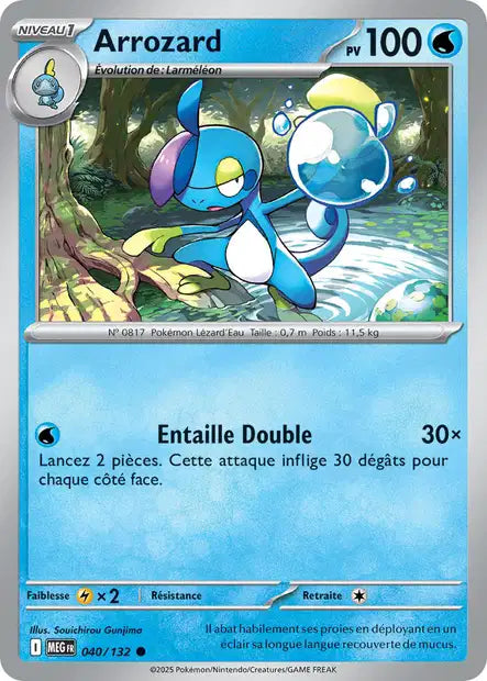 Carte Pokémon Arrozard 040/132 MEG Méga-Évolution ME01 Neuf FR LorenZone