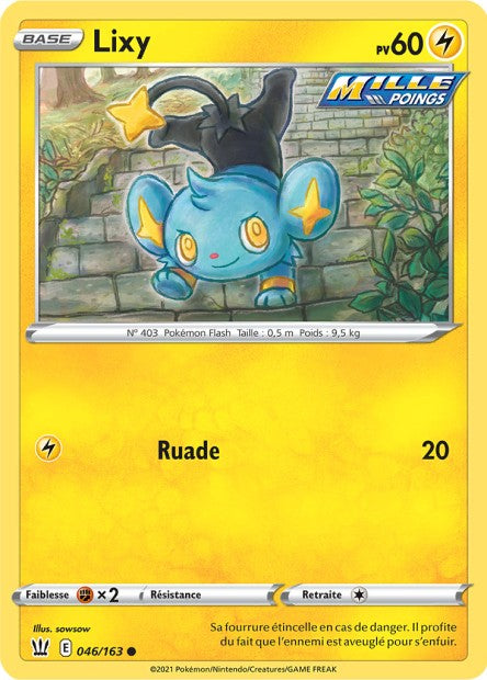 Carte Pokémon Lixy 046/163 SWSH5 Styles de Combat EB05 Neuf FR LorenZone