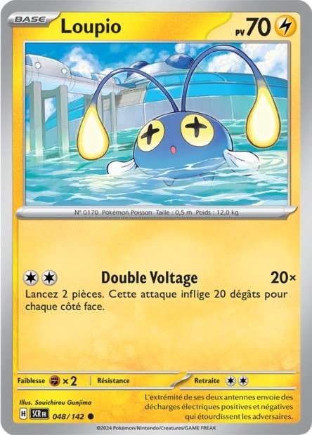 Carte Pokémon Loupio 048/142 SCR Couronne Stellaire EV07 Neuf FR LorenZone