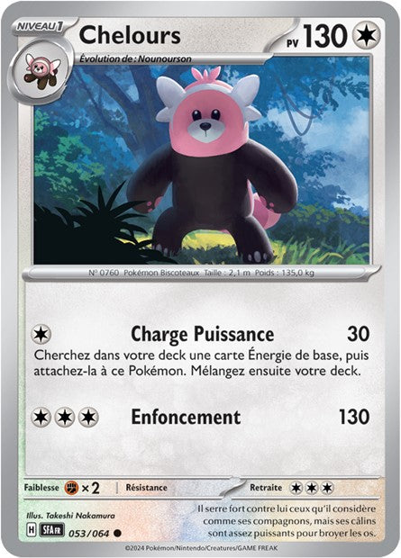 Carte Pokémon Chelours 053/064 Fable Nébuleuse SFA EV6_5 Neuf FR LorenZone