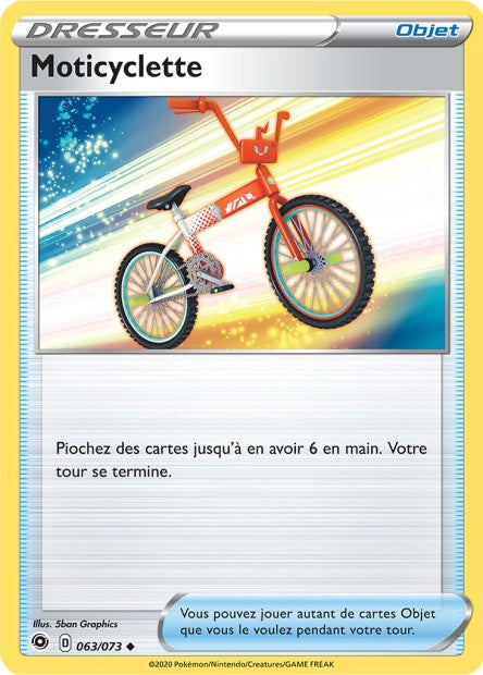 Carte Pokémon Moticyclette 063/073 SWSH35 Voltage Eclatant EB3_5 Neuf FR LorenZone