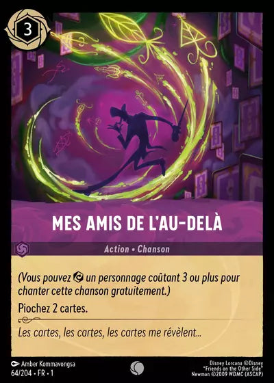Carte Lorcana - Disney Mes amis de l'au-delà 064/204 Chapitre 01 Premier Chapitre FC Neuf FR LorenZone