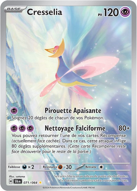 Carte Pokémon Cresselia 071/064 Fable Nébuleuse SFA EV6_5 Neuf FR LorenZone