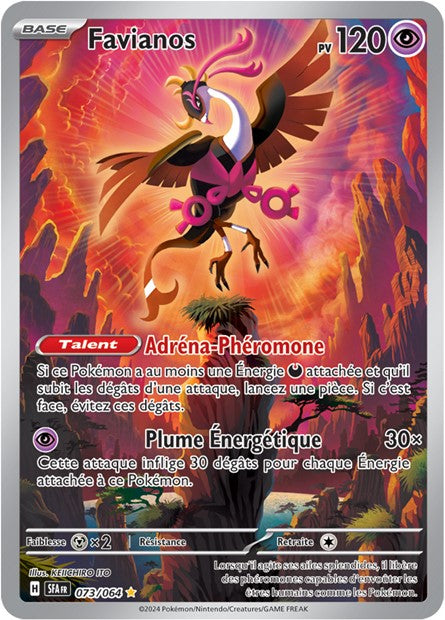 Carte Pokémon Favianos 073/064 Fable Nébuleuse SFA EV6_5 Neuf FR LorenZone