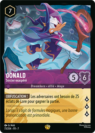 Carte Lorcana - Disney Kuzco, Lama en panique 073/204 Peu Commune Florencia Vazquez Chapitre 07 L'Île d'Archazia ARI Neuf FR LorenZone