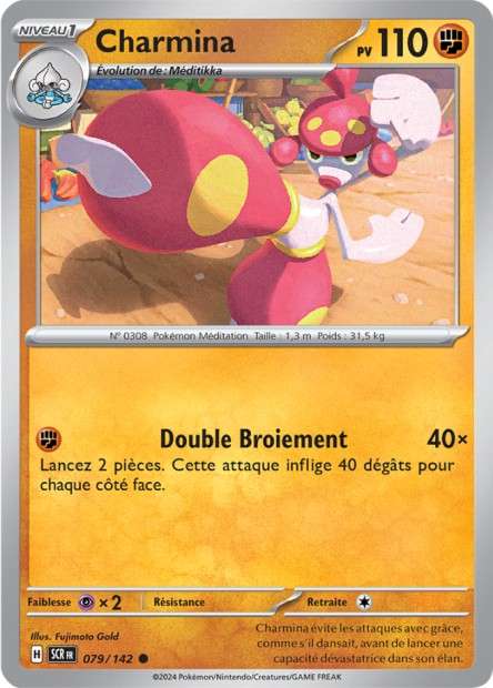Carte Pokémon Charmina 079/142 SCR Couronne Stellaire EV07 Neuf FR LorenZone