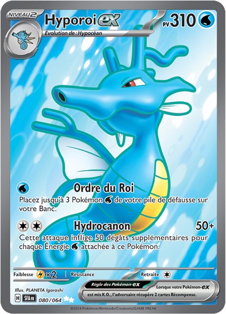 Carte Pokémon Hyporoi EX 080/064 Fable Nébuleuse SFA EV6_5 Neuf FR LorenZone