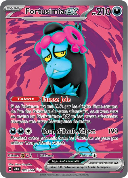 Carte Pokémon Fortusimia EX 083/064 Fable Nébuleuse SFA EV6_5 Neuf FR LorenZone