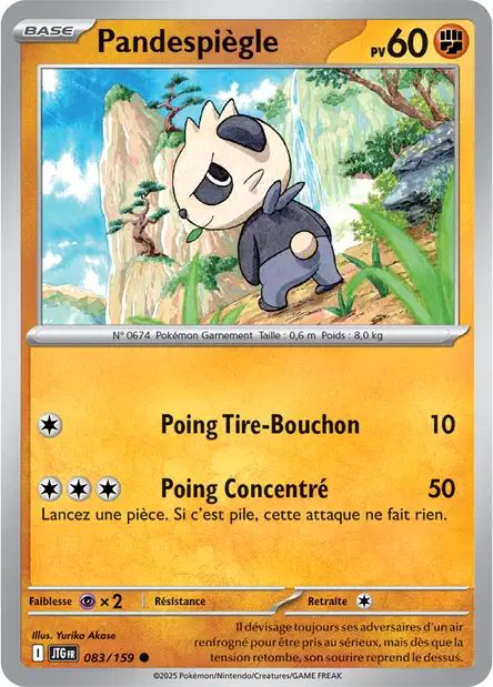 Carte Pokémon Pandespiègle 083/159 JTG Aventures Ensemble EV09 Neuf FR LorenZone
