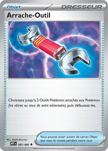 Carte Pokémon Arrache-Outil 085/086 WHT Flamme Blanche EV10_5 Neuf FR LorenZone