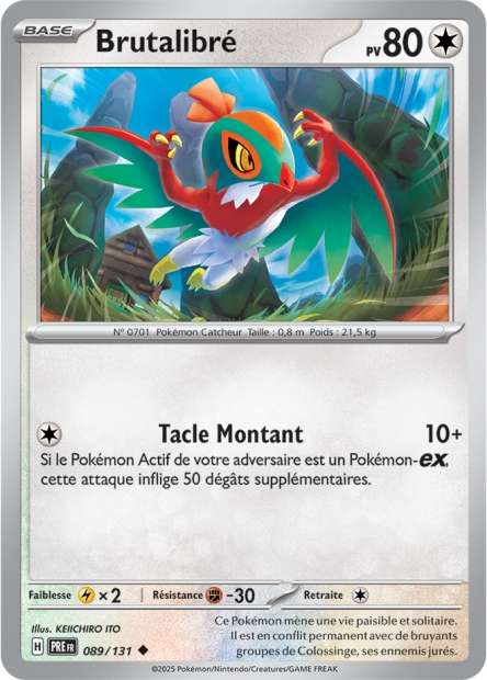 Carte Pokémon Brutalibré 089/131 Evolutions Prismatiques PRE EV8_5 Neuf FR LorenZone