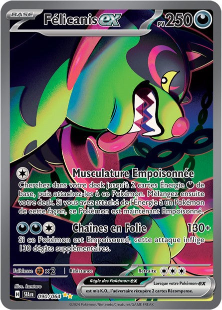 Carte Pokémon Félicanis EX 090/064 Fable Nébuleuse SFA EV6_5 Neuf FR LorenZone