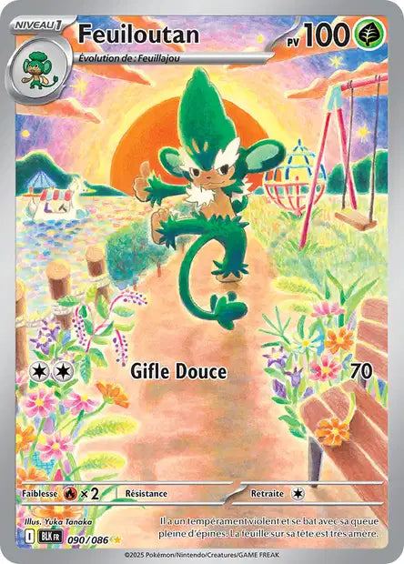 Carte Pokémon Feuiloutan 090/086 BLK Foudre Noire EV10_5 Neuf FR LorenZone