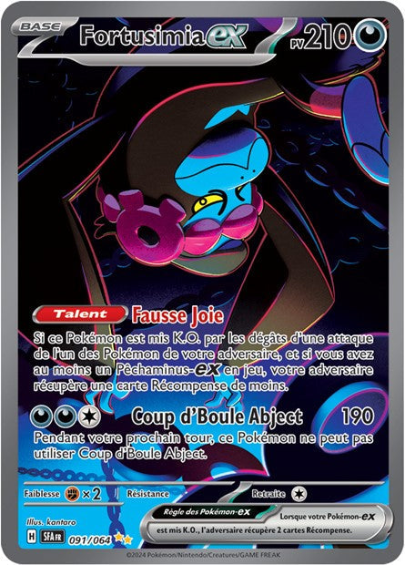 Carte Pokémon Fortusimia EX 091/064 Fable Nébuleuse SFA EV6_5 Neuf FR LorenZone