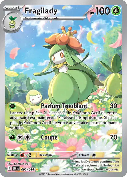 Carte Pokémon Fragilady 092/086 BLK Foudre Noire EV10_5 Neuf FR LorenZone