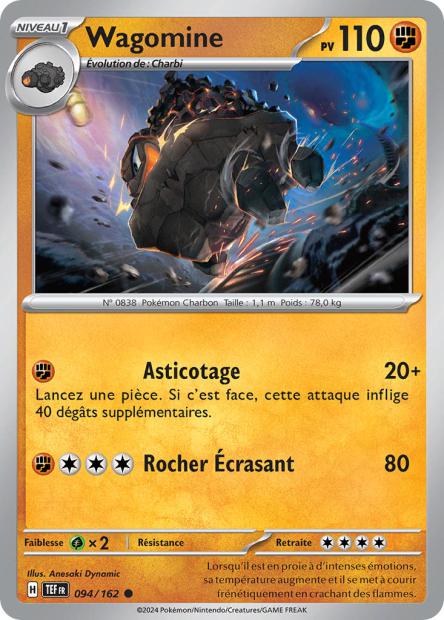 Carte Pokémon Wagomine 094/162 TEF Forces Temporelles EV05 Neuf FR LorenZone