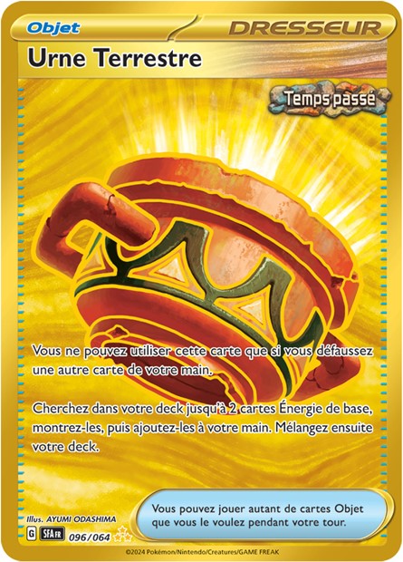 Carte Pokémon Urne Terrestre 096/064 Fable Nébuleuse SFA EV6_5 Neuf FR LorenZone