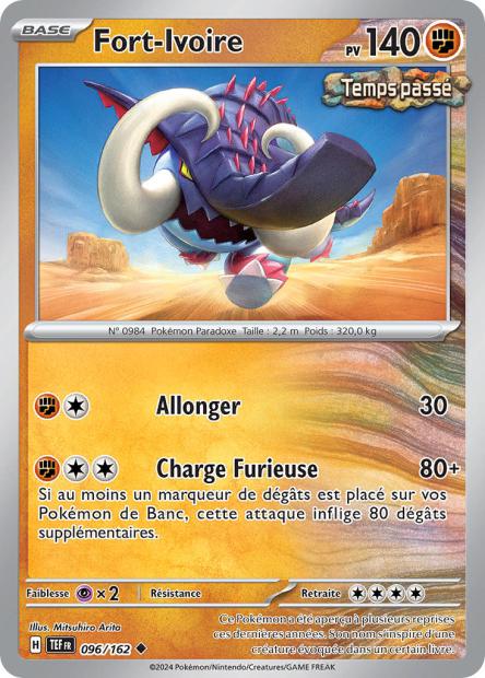 Carte Pokémon Fort-Ivoire 096/162 TEF Forces Temporelles EV05 Neuf FR LorenZone