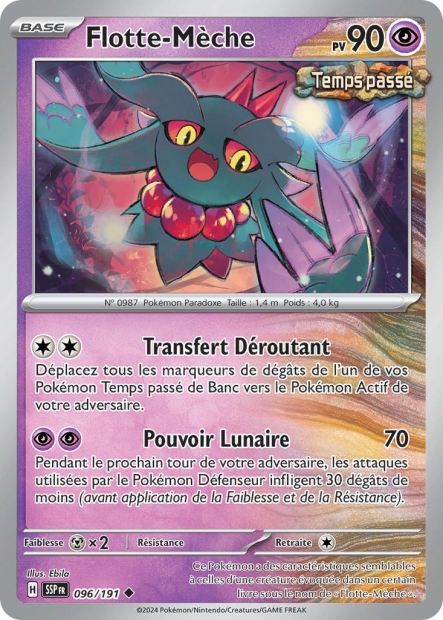 Carte Pokémon Flotte-Mèche 096/191 SSP Étincelles Déferlantes EV08 Neuf FR LorenZone