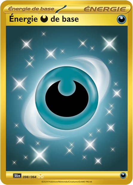 Carte Pokémon Énergie Obscurité 098/064 Fable Nébuleuse SFA EV6_5 Neuf FR LorenZone