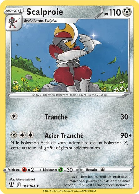Carte Pokémon Scalproie 104/163 SWSH5 EB05 LorenZone