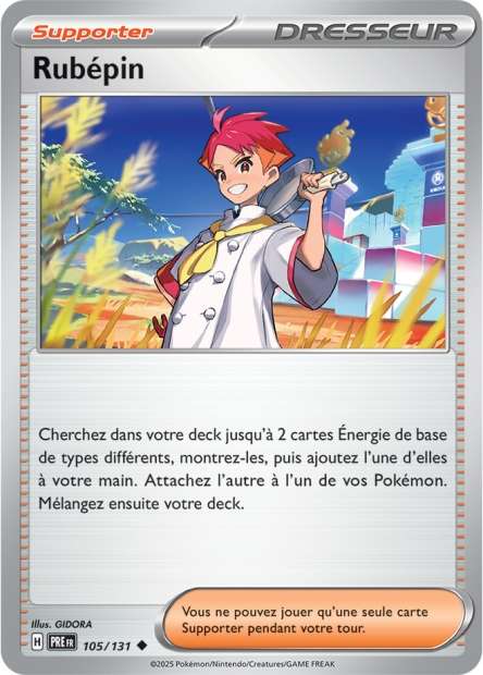 Carte Pokémon Rubépin 105/131 Evolutions Prismatiques PRE EV8_5 Neuf FR LorenZone