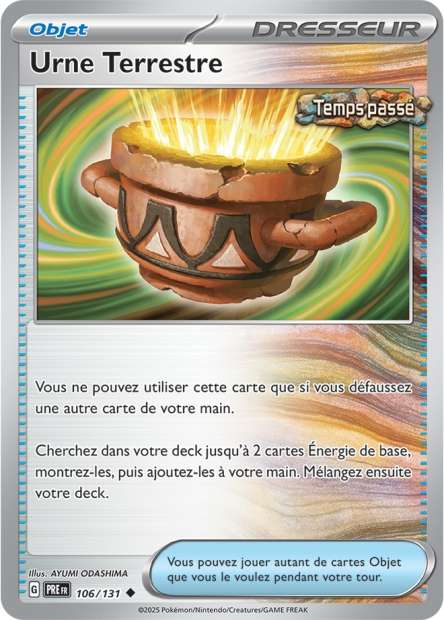 Carte Pokémon Urne Terrestre 106/131 Evolutions Prismatiques PRE EV8_5 Neuf FR LorenZone