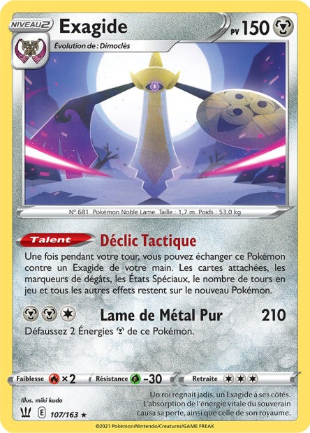 Carte Pokémon Exagide 107/163 SWSH5 EB05 LorenZone