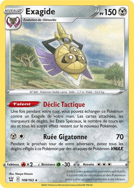 Carte Pokémon Exagide 108/163 SWSH5 EB05 LorenZone