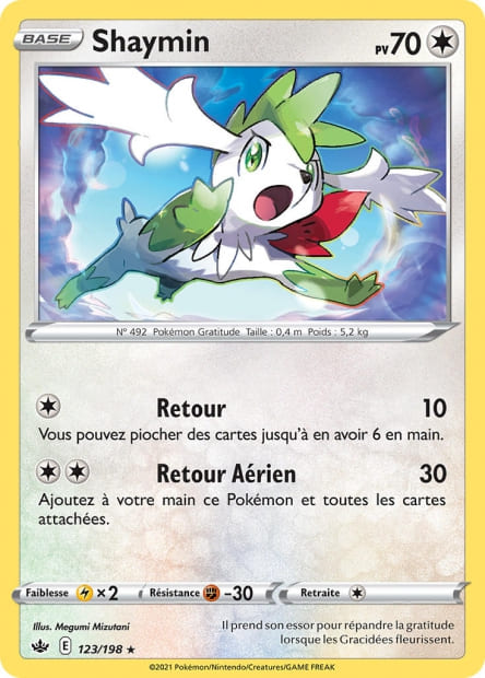 Carte Pokémon Shaymin 123/198 CRE EB06 LorenZone