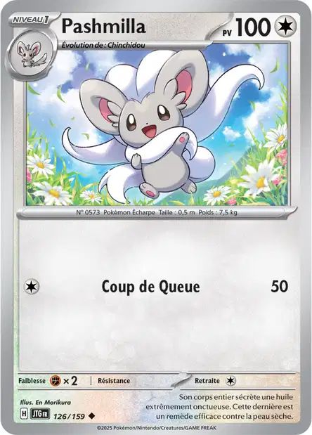 Carte Pokémon Pashmilla 126/159 JTG Aventures Ensemble EV09 Neuf FR LorenZone