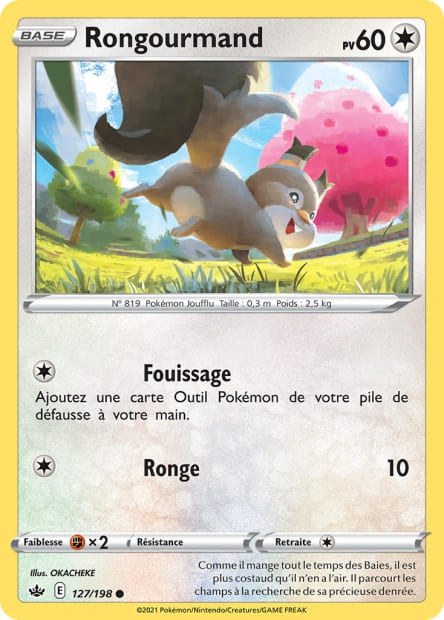 Carte Pokémon Rongourmand 127/198 CRE EB06 LorenZone