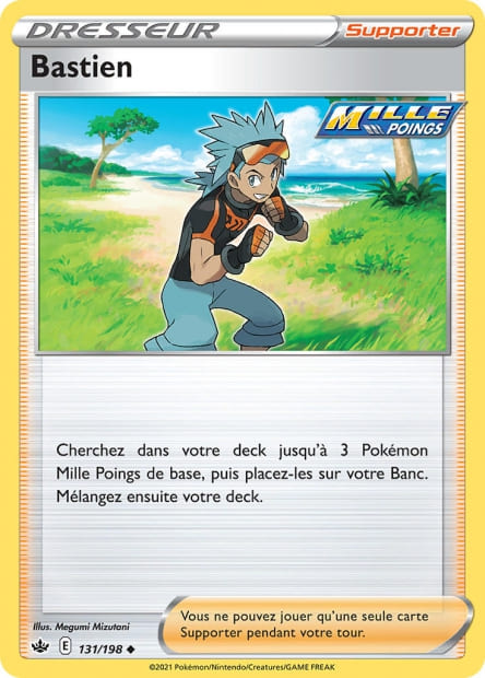 Carte Pokémon Bastien 131/198 CRE EB06 LorenZone