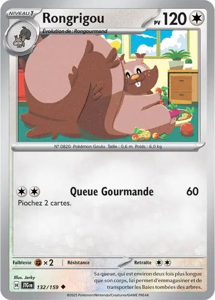 Carte Pokémon Rongrigou 132/159 JTG Aventures Ensemble EV09 Neuf FR LorenZone