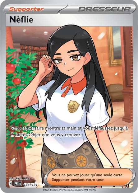 Carte Pokémon Nèflie 136/131 Evolutions Prismatiques PRE EV8_5 Neuf FR LorenZone