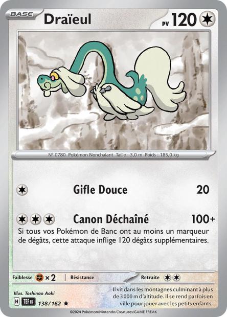 Carte Pokémon Draïeul 138/162 TEF Forces Temporelles EV05 Neuf FR LorenZone