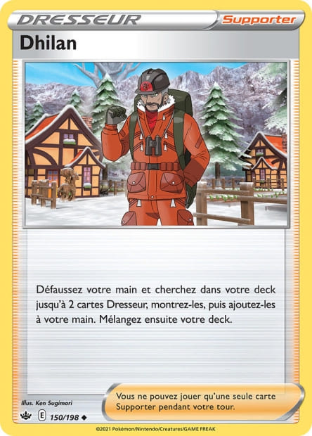 Carte Pokémon Dhilan 150/198 CRE EB06 LorenZone