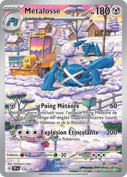 Carte Pokémon Métalosse 178/162 TEF Forces Temporelles EV05 Neuf FR LorenZone