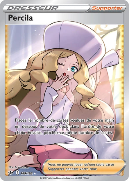 Carte Pokémon Percila 189/198 CRE EB06 LorenZone